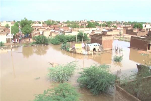 الفيضانات تغزو السودان 
