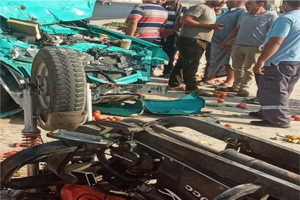 حادث مروع علي طريق الاسماعيلية القاهرة الصحراوي
