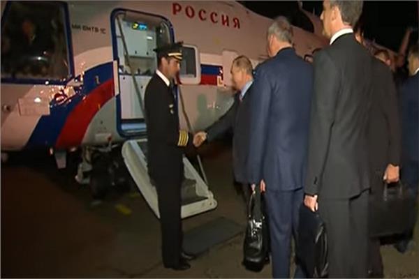 الرئيس بوتين والمروحية الرئاسية الروسية