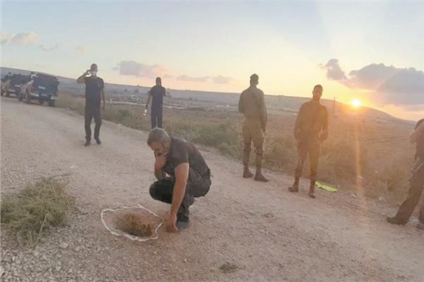 مخرج النفق الذى استخدمه الأسرى الفلسطينيون للهروب