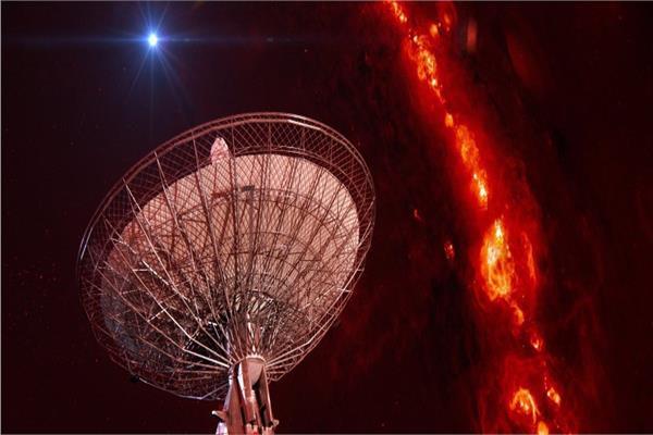 صورة اكتشاف إشارات راديوية بالقرب من مركز المجرة