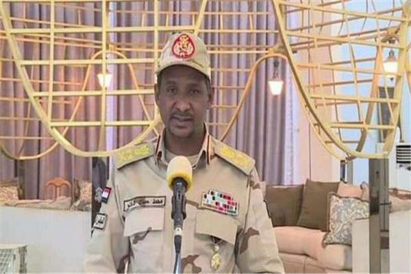 النائب الأول لرئيس مجلس السيادة الانتقالي السوداني الفريق أول محمد حمدان دقلو