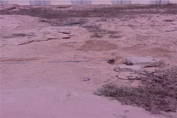 حملات لازالة التعديات علي الخط الناقل للمياه بمنطقة الضبعة   