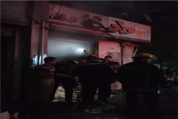 حريق شب داخل مطعم بالوايلي 