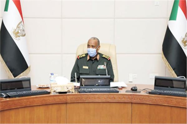 ■ البرهان خلال جلسة مجلس الأمن والدفاع السودانى