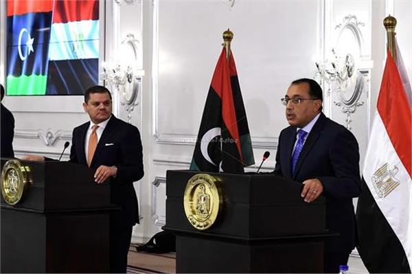 رئيسا الوزراء المصري والليبي