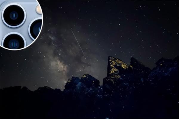 وضع الفضاء في آيفون 13 برو والتقاط صور للسماء ليلا