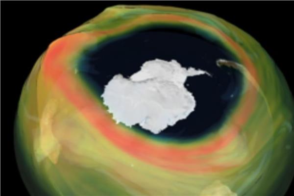 صورة علماء: ثقب الأوزون أصبح أكبر من القارة القطبية الجنوبية
