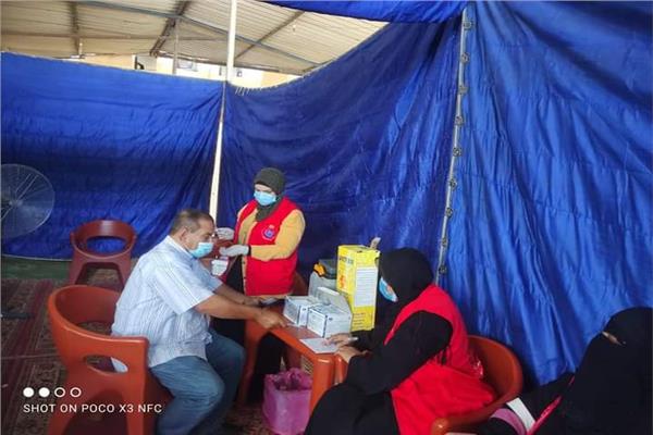 تطعيم ١٠ آلاف مواطن بمراكز التطعيم الجديدة ببورسعيد