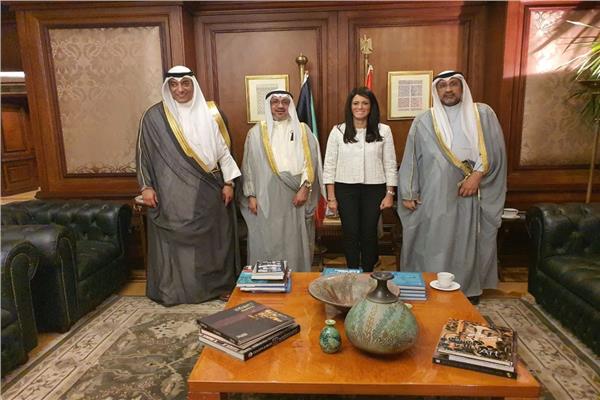 وزيرة التعاون الدولي مع وفد الصندوق الكويتي للتنمية الاقتصادية العربية