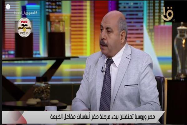  د.علي عبد النبي نائب رئيس المجطات النووية الاسبق