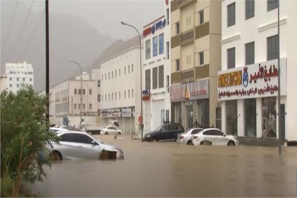 غرق مدينة عُمانية - صورة من الفيديو
