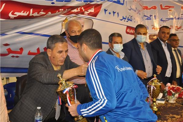 اختتام المهرجان الرياضي الأول للأسر الطلابية للجامعات المصرية بجامعة كفرالشيخ