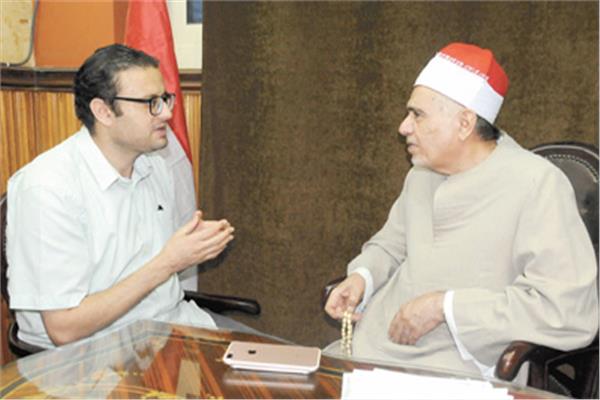 محمد صالح حشاد خلال حواره مع «الأخبار»