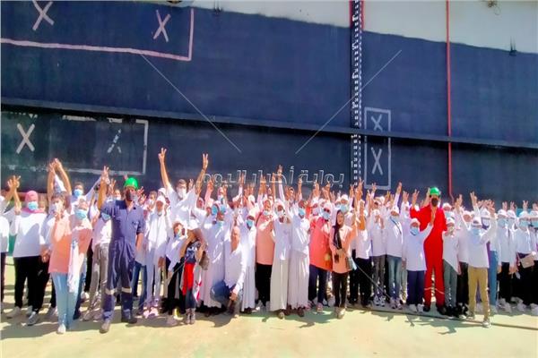 ترسانة بور سعيد البحرية تستضيف أطفال ملتقى أهل مصر