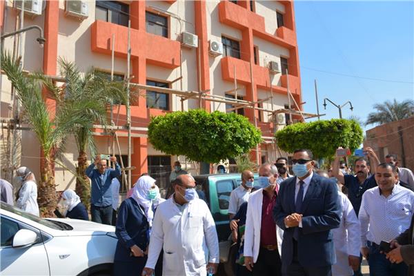 محافظ الدقهلية يتابع أعمال رفع كفاءة مستشفى أجا 