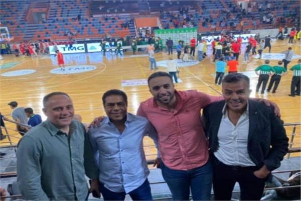 عضو مجلس الأهلي يهنئ فريق السلة بالبطولة العربية