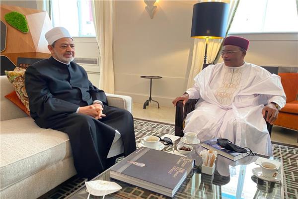 شيخ الأزهر يلتقي الرئيس السابق للنيجر