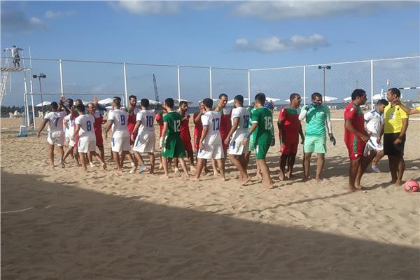 الإسكندرية تستضيف مباريات كرة القدم الشاطئية على شاطئ اسحاق حلمي  