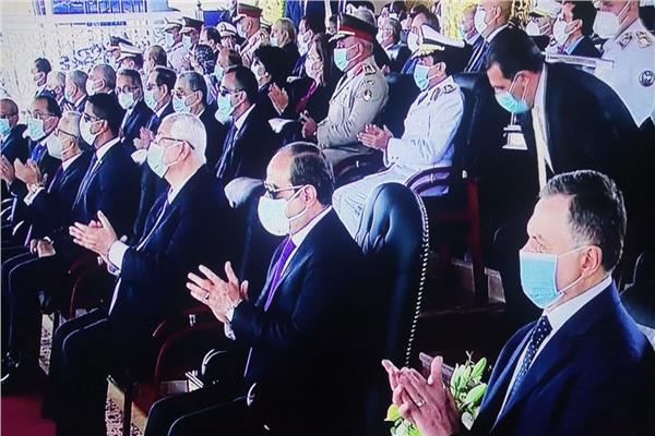 الرئيس عبد الفتاح السيسي خلال الاحتفال بتخريج دفعة جديدة من طلبة كلية الشرطة