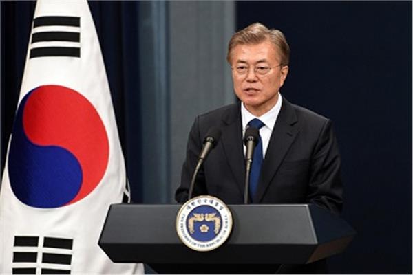 الرئيس الكوري الجنوبي مون جاي-إن