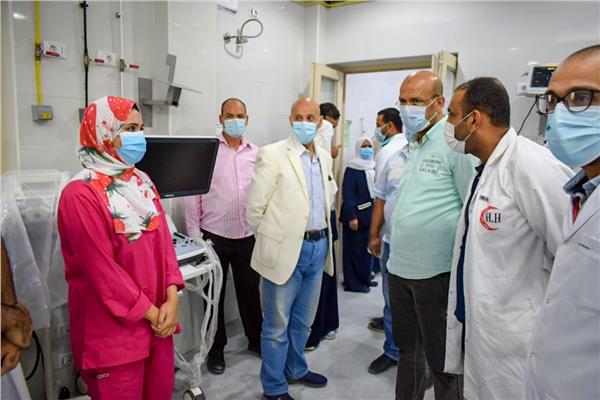 وكيل وزارة الصحة بالشرقية يتفقد سير العمل بمستشفي ههيا المركزي