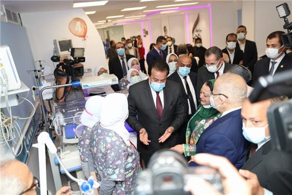 افتتاح أكبر وحدة لرعاية حديثي الولادة بمستشفى أبو الريش المنيرة
