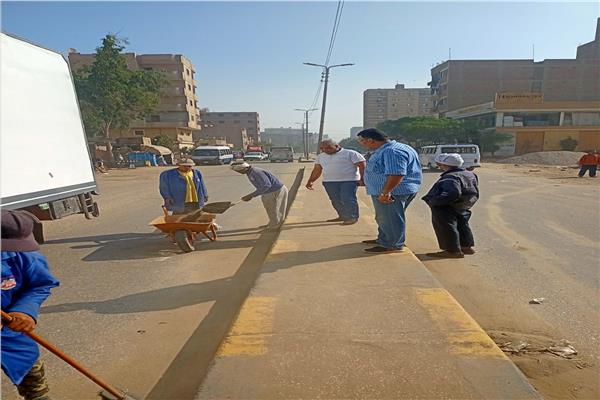 حملة نظافة وتجميل بشوارع قري أوسيم