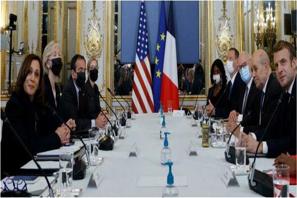 ماكرون وهاريس يشدّدان على أهمية التعاون الفرنسي-الأمريكي