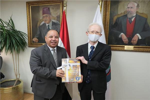 خلال لقاء الوزير مع السفير اليابانى بالقاهرة 