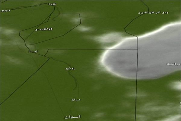 امطار برق على محافظة أسوان و الأقصر واسنا وادفو 