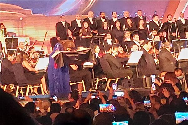 ماجدة الرومي على مسرح النافورة بمهرجان الموسيقى العربية