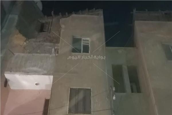 انهيار جزئي بمنزل بمدينة المنصورة دون خسائر 