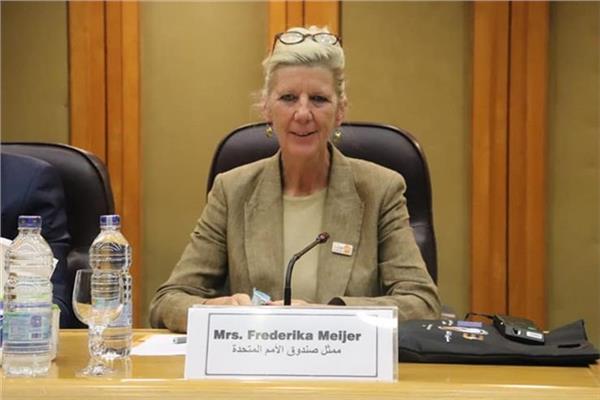 فريدريكا مايير ممثل صندوق الأمم المتحدة للسكان فى مصر