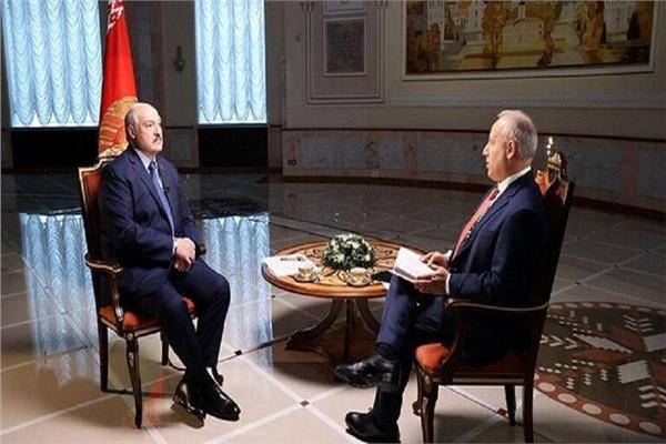 الرئيس البيلاروسي ألكسندر لوكاشينكو في مقابلة تلفزيونية مع بي بي سي 
