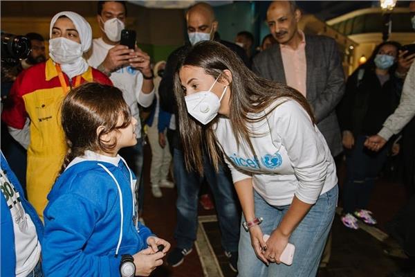 دنيا سمير غانم، سفيرة النوايا الحسنة ليونيسف في مصر اليوم العالمى للطفل