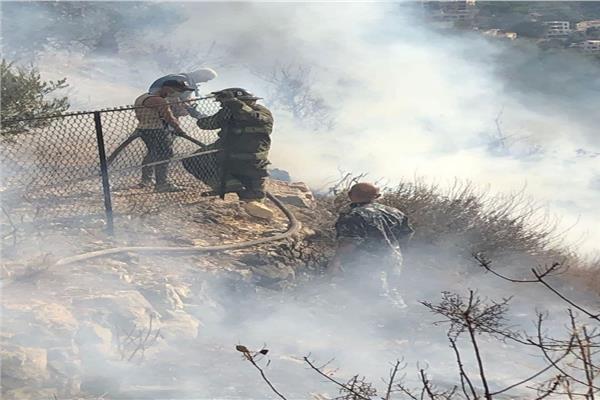اندلاع حريق كبير في جبل لبنان