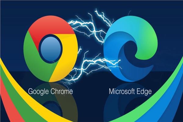 مايكروسوفت إيدج Microsoft  و جوجل كروم Chrome
