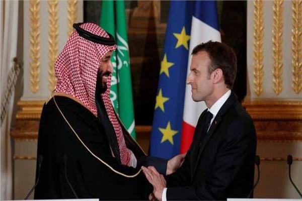 الرئيس الفرنسي إيمانويل ماكرون- ولي العهد السعودي الأمير محمد بن سلمان