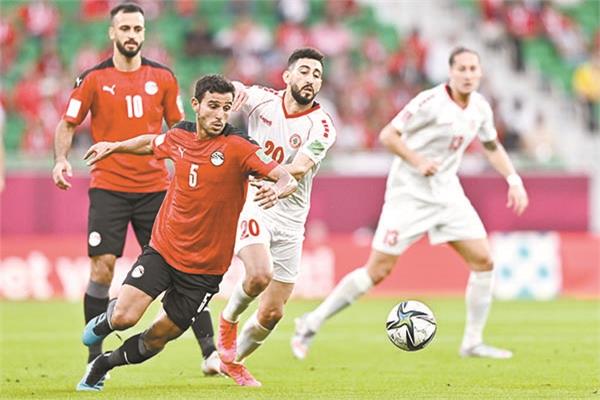المنتخب نجح فى أول اختبارات بطولة كأس العرب وفاز على لبنان بهدف أفشة