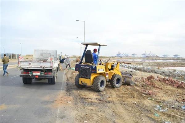 تكثيف أعمال النظافة ورفع كفاءة الشوارع ببورسعيد