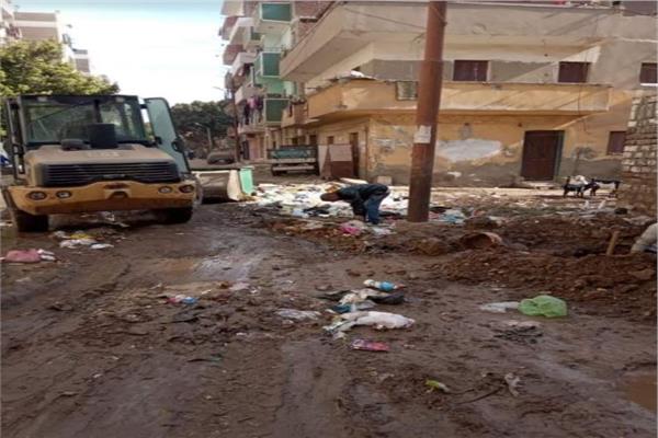 حملة نظافة موسعة بشوراع مدينة مغاغه بالمنيا 