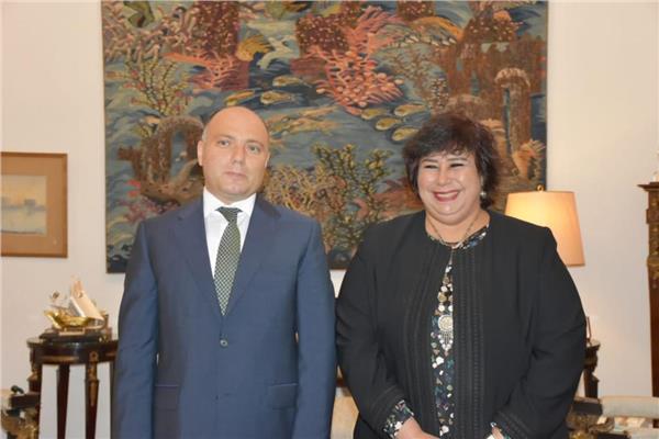 وزيرة الثقافة تستقبل وزير ثقافة اذربيجان 