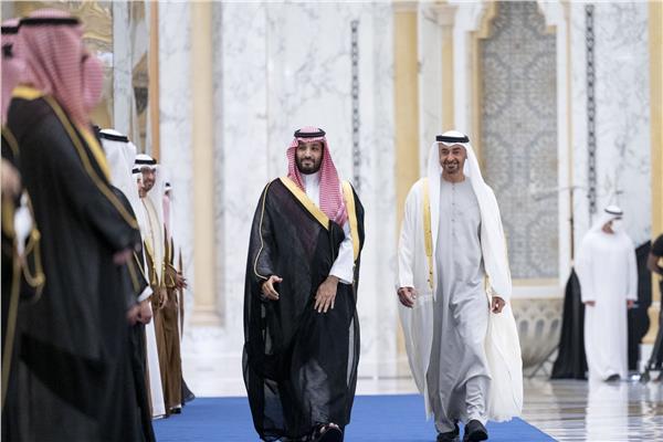 صورة لولي عهد السعودية وولي عهد أبو ظبي