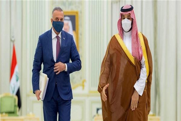 ولي العهد السعودي ورئس الوزراء العراقي