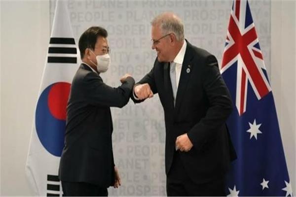 رئيس الوزراء الأسترالي ورئيس كوريا الجنوبية