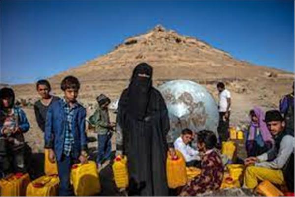 صورة أرشيفية الوضع الإنسانى فى اليمن