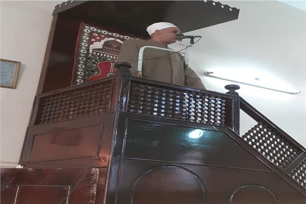 وزارة الاوقاف تفتتح مسجد الصن بارمنت الحيط غرب الاقصر
