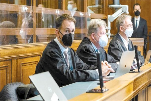  جانب من محاكمة الروسى كراسيكوف فى ألمانيا