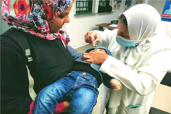 الحملة القومية للتطعيم ضد شلل الأطفال في الغردقة